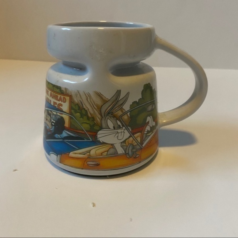 Warner Brs. Looney Toons Coffee Mug No Spill Travel Highwave Collectible - Picture 9 of 12